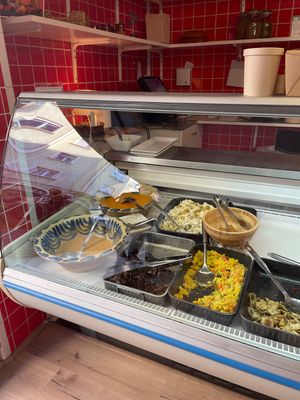 El menú cambia cada día   at La Petita Vegana  in Barcelona