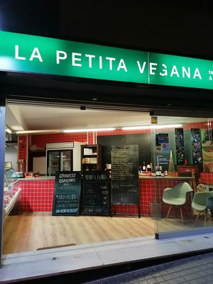 Front at La Petita Vegana  in Barcelona