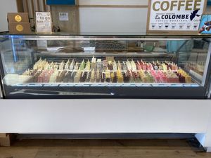 So many flavors!  at Cielito Artisan Pops in Boca Raton