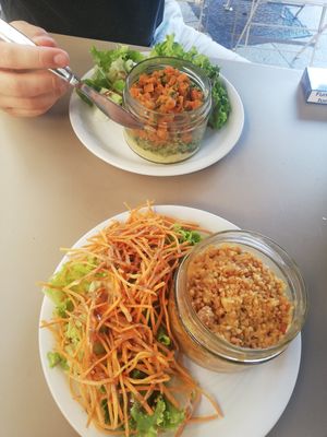 Pad Thai and taboulé at Pur etc in Mulhouse