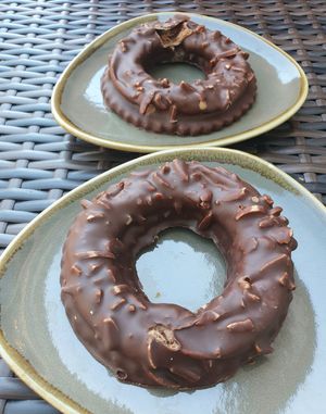 Nougat cream ring (vegan) at Café BellaBarista in Dusseldorf