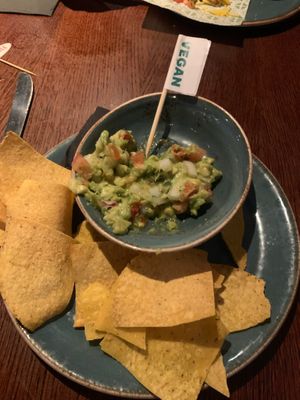 Starter quac and chips  at Chiquito in Patchway