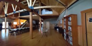 Main hall at MAPLE in Lowell