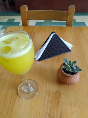 Juice drink at El Arrebato in Medellin