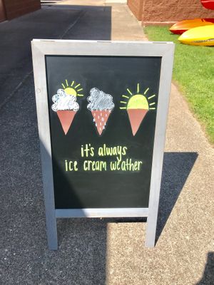 Ice cream and gelato in Houghton MI! Lot's of Vegan options and now with Vegan/ Gluten Free Cones! Fun things to do in Houghton and the BEST Ice Cream and Vegan Gelato! at Portage Paddle Sports in Houghton