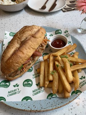 Bahn mi at Nature's Charm in Bangkok