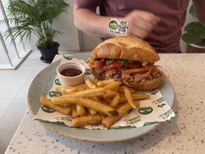 Bahn mi! at Nature's Charm in Bangkok