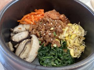 Bibimbap at Nature's Charm in Bangkok