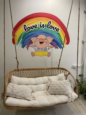 Love is love  at Nature's Charm in Bangkok