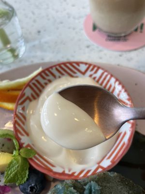 Soy yoghurt  #Veganuary at Nature's Charm in Bangkok