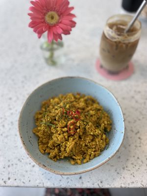 Kua Kling - delish #Veganuary at Nature's Charm in Bangkok