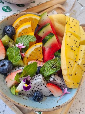 Fruit Bowl ~10/1/24 at Nature's Charm in Bangkok