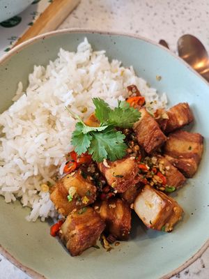 Salt & Pepper Pigless Belly 😱👍🏻👍🏻👍🏻 ~10/1/24 at Nature's Charm in Bangkok