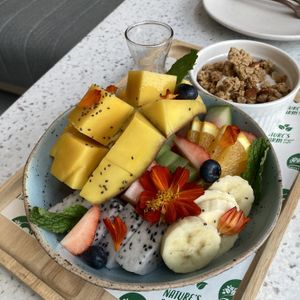 Fruit bowl #Veganuary at Nature's Charm in Bangkok