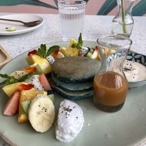 Pancakes  #Veganuary at Nature's Charm in Bangkok