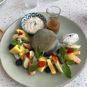 Pancakes  #Veganuary at Nature's Charm in Bangkok