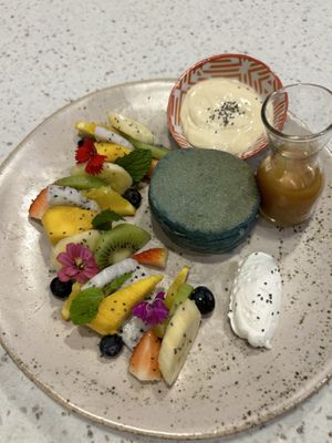 pancakes  at Nature's Charm in Bangkok