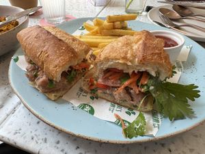 Banh Mi  at Nature's Charm in Bangkok