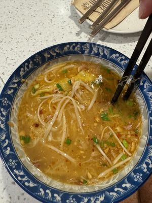 Wowwwww Tom yam   at Nature's Charm in Bangkok