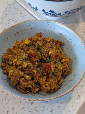 Kua kling at Nature's Charm in Bangkok