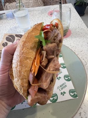 Banh Mi   at Nature's Charm in Bangkok