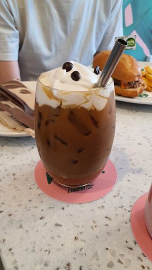 Vietnamese coffee at Nature's Charm in Bangkok