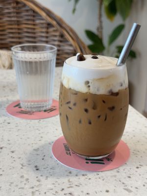 Vietnamese coffeee  at Nature's Charm in Bangkok