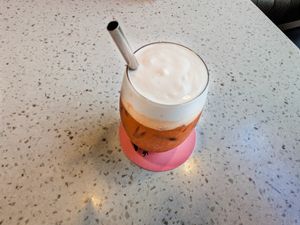 Thai Iced Tea at Nature's Charm at Nature's Charm in Bangkok