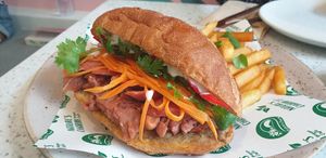 Bahn Mi at Nature's Charm in Bangkok