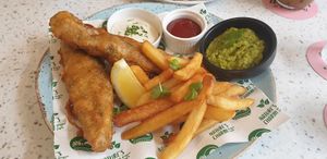 Fish & Chips at Nature's Charm in Bangkok