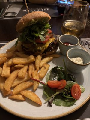 Super Avocadoburger  at Helgas Kitchen in Rostock