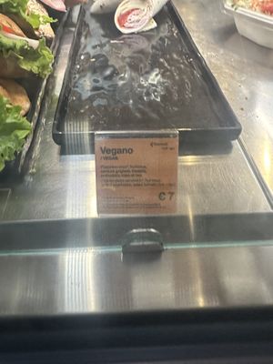 another vegan option  at Caffé La Feltrinelli in Florence