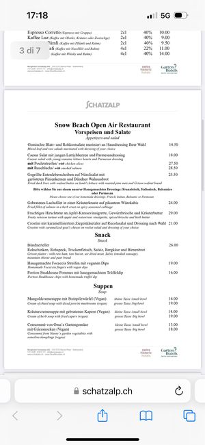   at Schatzalp Snow Beach in Davos