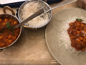 Punjabi Chile and rotti at The Spice Rack Indian Kitchen in Auckland