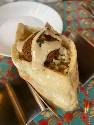 Falafel in pitta at Haba-Eat in Batumi