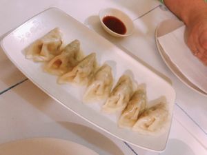 Steamed Dumplings  at Dokdo Korea in Madrid