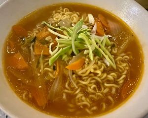 Vegan ramen  at Dokdo Korea in Madrid