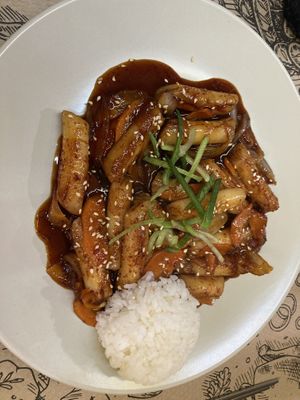 Tteokbokki  at Dokdo Korea in Madrid