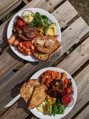 Breakfast at Earth Arts & Culture Cafe in Brighton