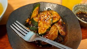 Zucchini at The Flying Pigeon in Gisborne