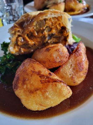 Potatoes close-up at The Great Exhibition in South East London
