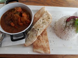 vegan vegetable curry at ALEX in Koblenz