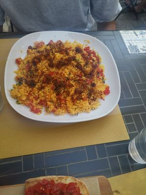 Vegan cous cous at Picnic in Noto