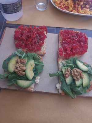 Bruschetta at Picnic in Noto