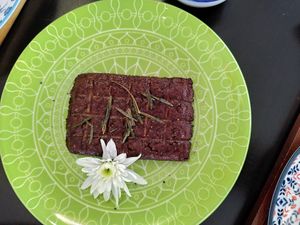Smoked tofu at Glück Artisan Food and Coffee in Phuket