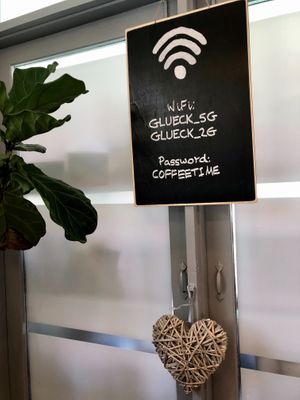 Free WIFI. at Glück Artisan Food and Coffee in Phuket