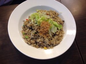 olive fried rice at North South East West Fusion Vegetarian Restaurant 东南西北素食融合餐馆 in Central Singapore