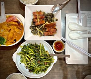   at North South East West Fusion Vegetarian Restaurant 东南西北素食融合餐馆 in Central Singapore