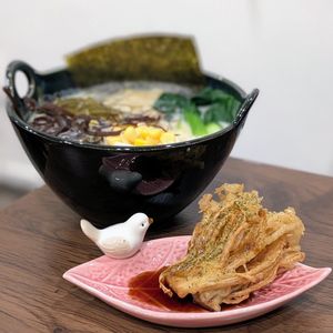 Vegan Nami Nami Ramen at North South East West Fusion Vegetarian Restaurant 东南西北素食融合餐馆 in Central Singapore