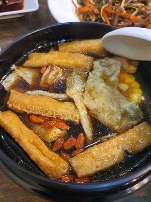 Bak Kut Teh at North South East West Fusion Vegetarian Restaurant 东南西北素食融合餐馆 in Central Singapore